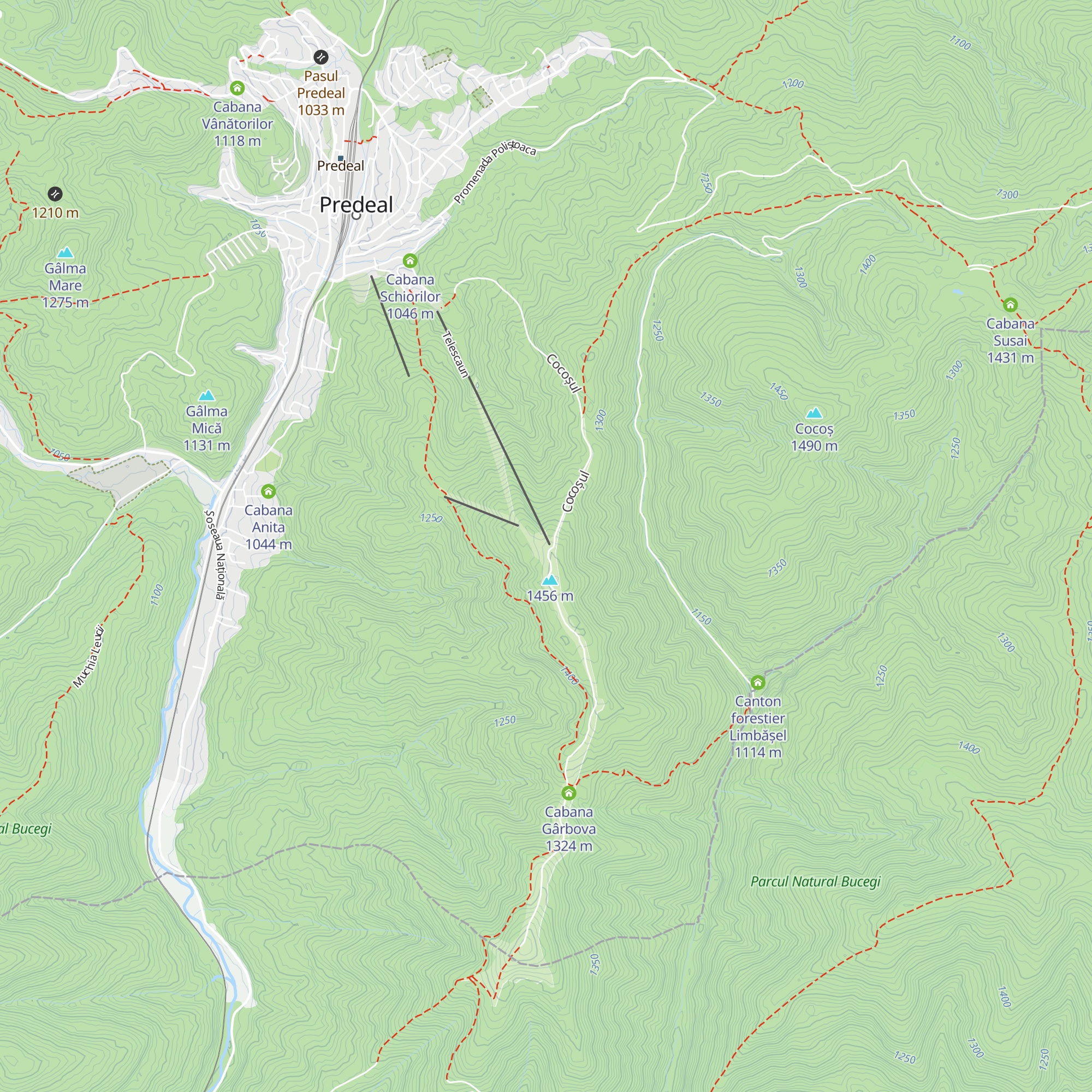 Clăbucet map