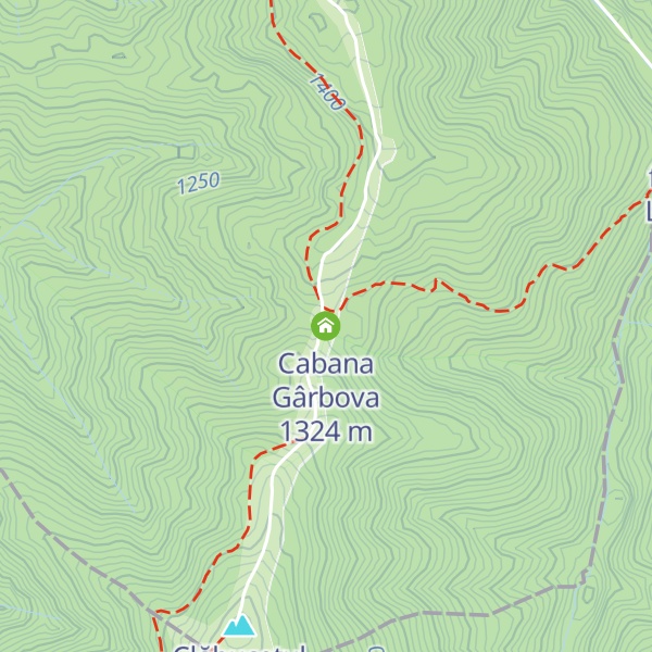Map of Cabana Gârbova
