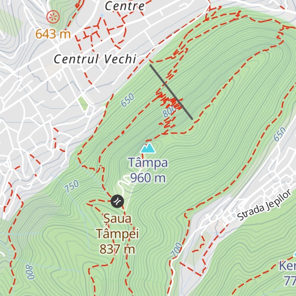 Map of Tâmpa
