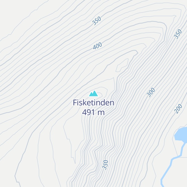 Map of Fisketinden
