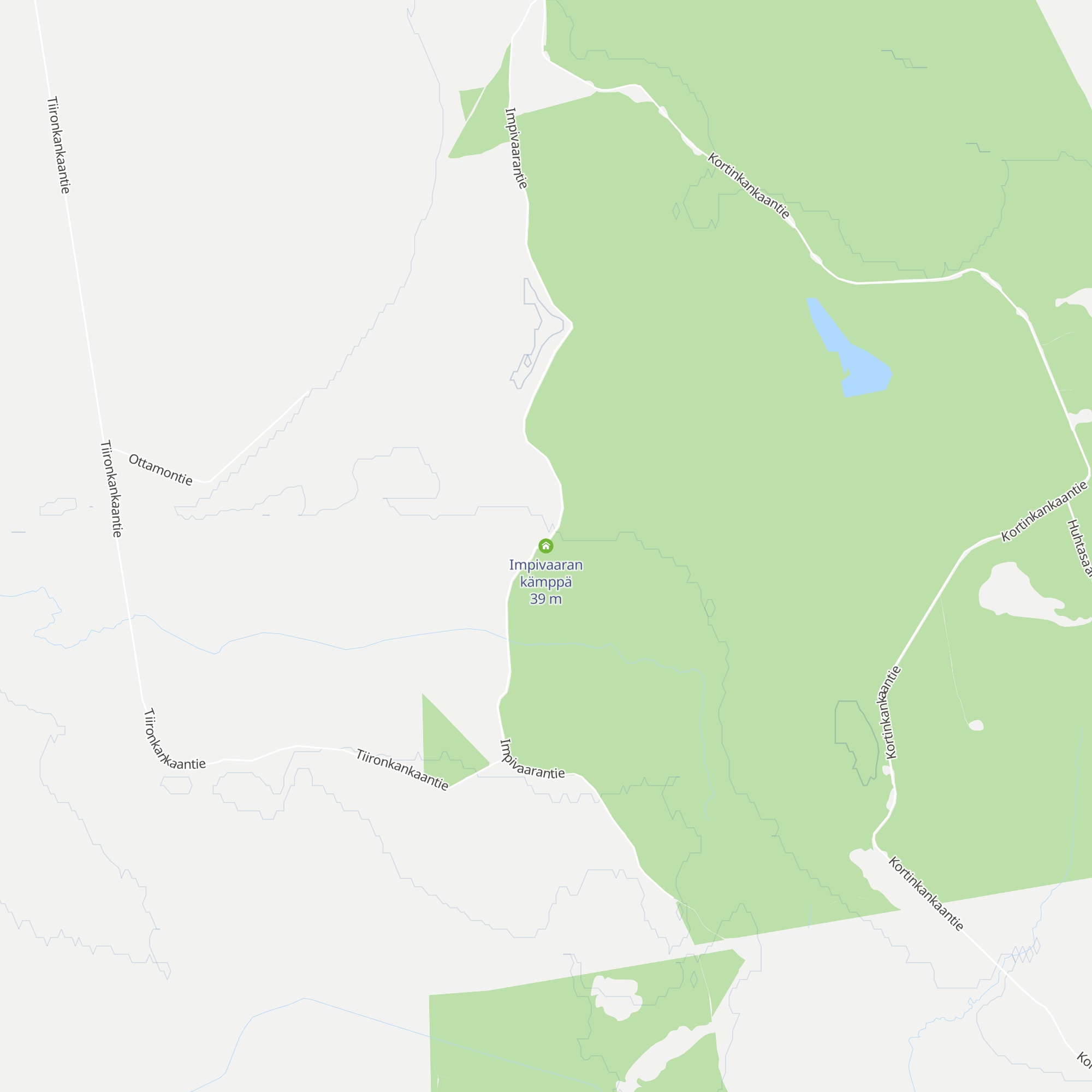 Impivaaran kämppä map