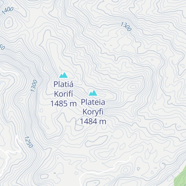 Map of Plateia Koryfi
