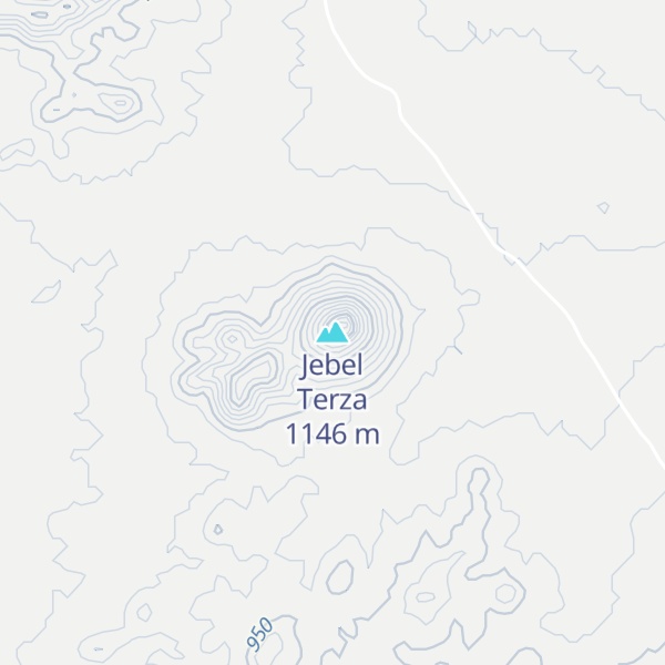 Map of Jebel Terza