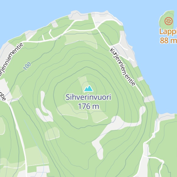 Map of Sihverinvuori