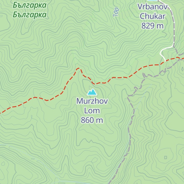 Map of Murzhov Lom
