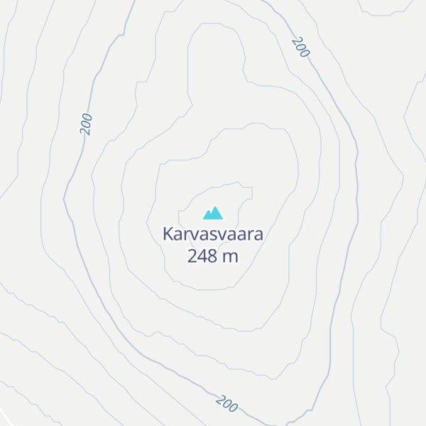 Map of Karvasvaara
