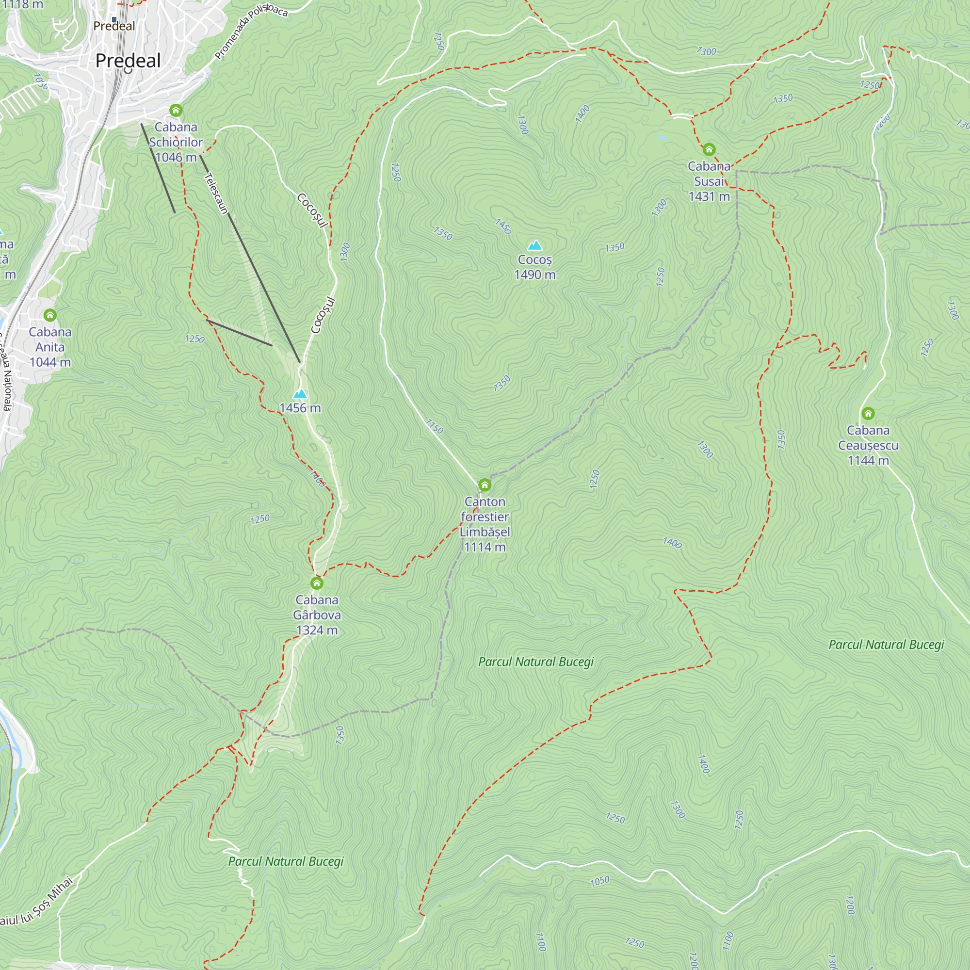 Canton forestier Limbășel map