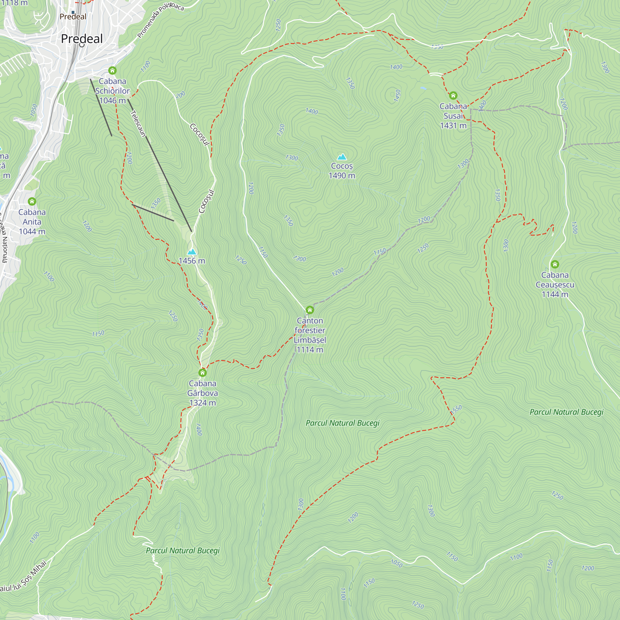 Canton forestier Limbășel map