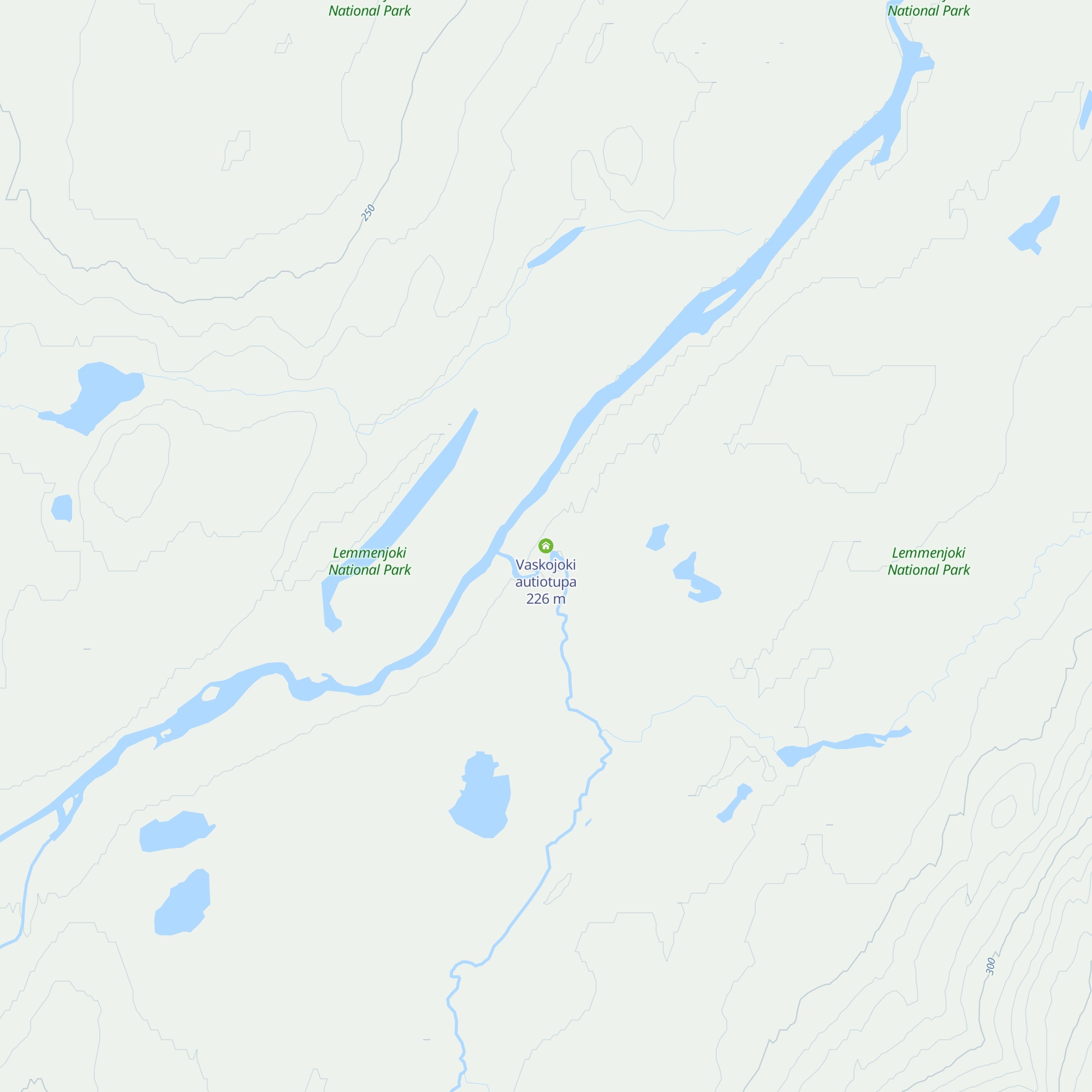 Vaskojoki autiotupa map