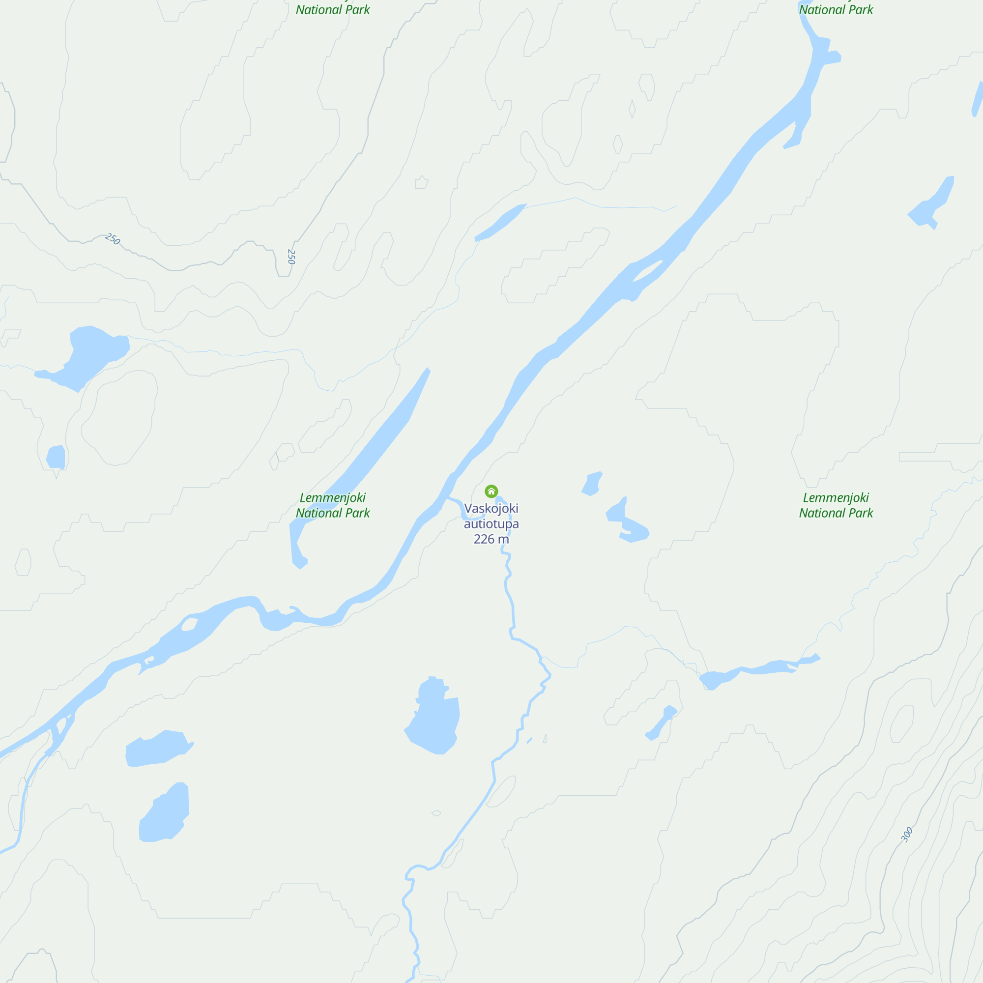 Vaskojoki autiotupa map