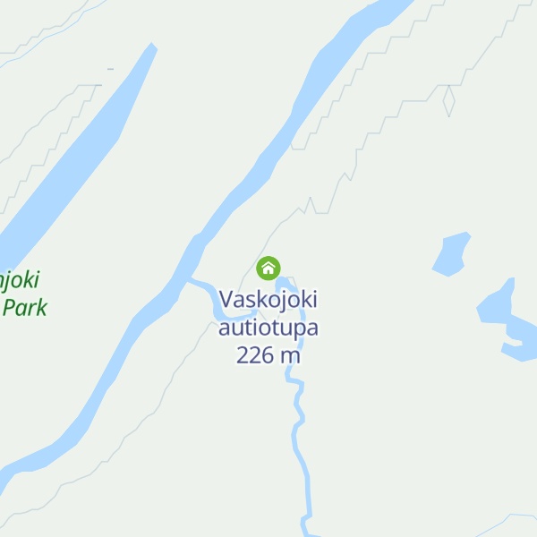 Map of Vaskojoki autiotupa