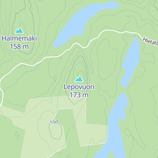 Map of Lepovuori