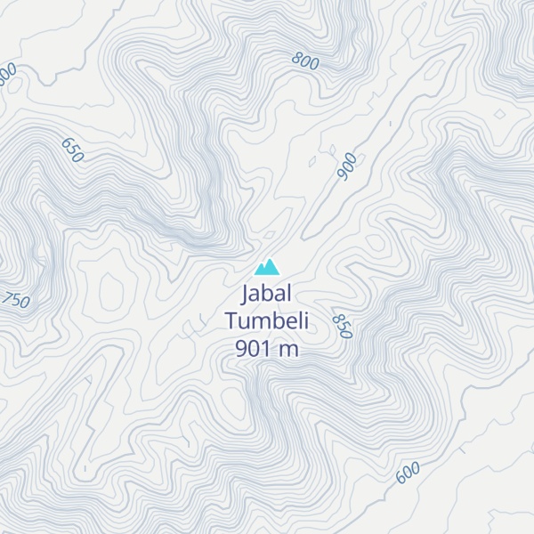 Map of Jabal Tumbeli