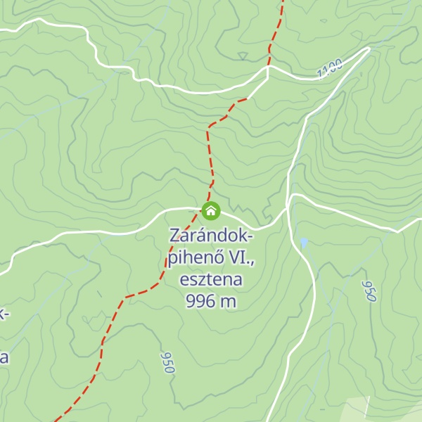 Map of Zarándok-pihenő VI., esztena