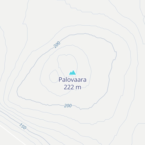 Map of Palovaara