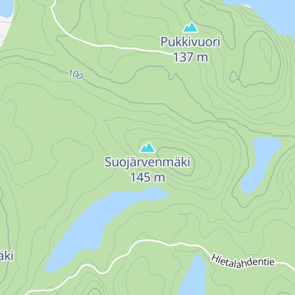 Map of Suojärvenmäki
