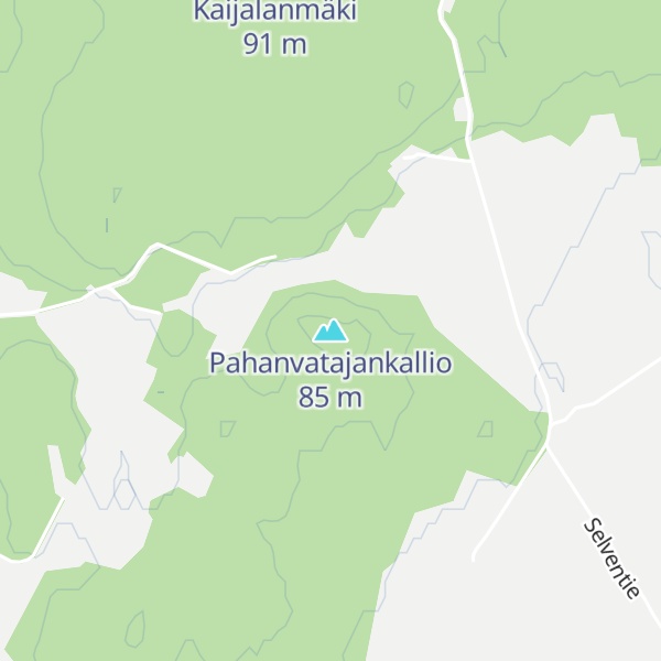 Map of Pahanvatajankallio