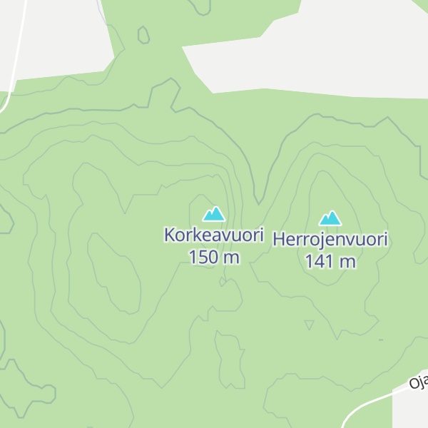 Map of Korkeavuori