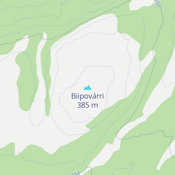 Map of Biipovárri