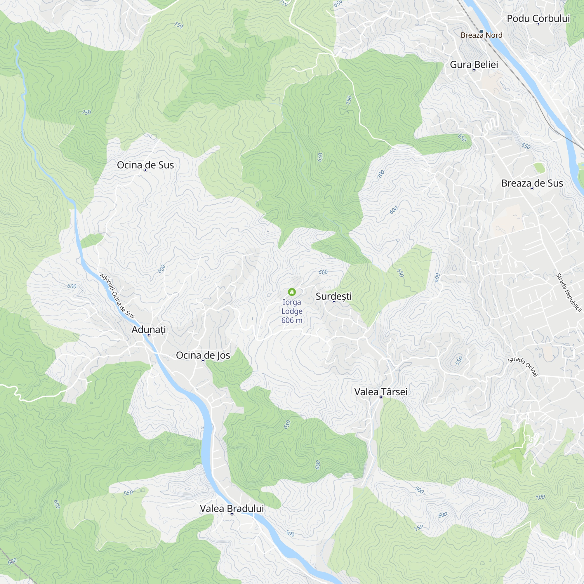 Iorga Lodge map