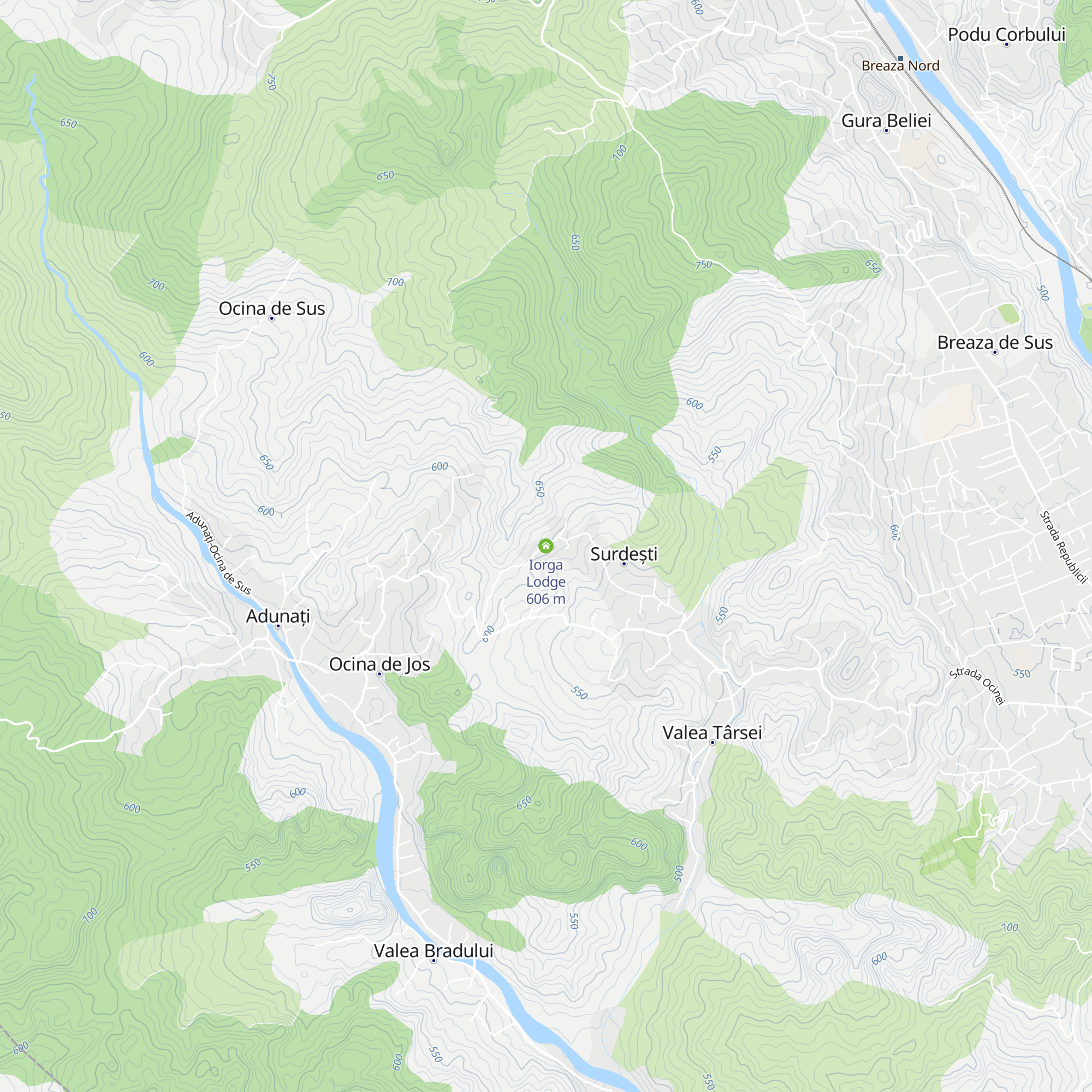 Iorga Lodge map