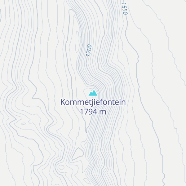 Map of Kommetjiefontein