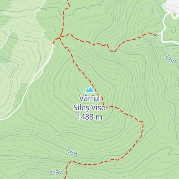 Map of Vârful Sileș Viso