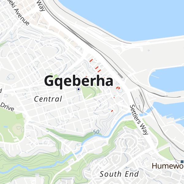 Map of Nelson Mandela Bay Tourism Information Centre