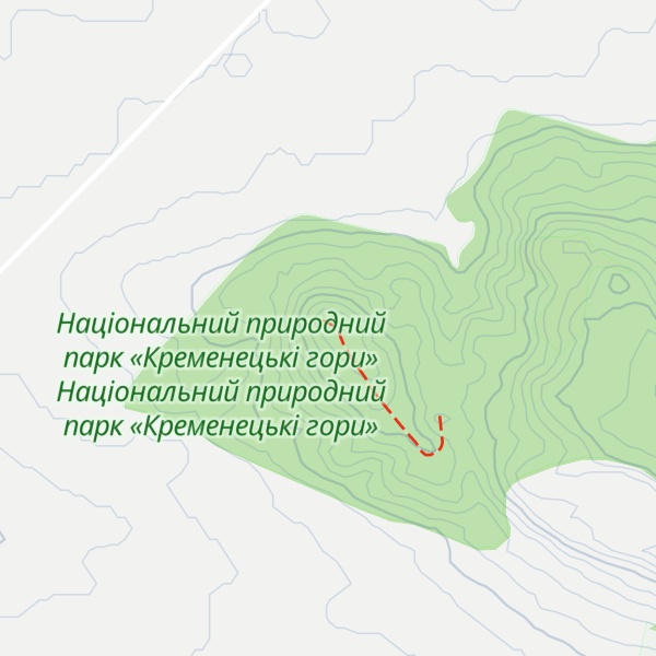 Map of Hora Vovcha