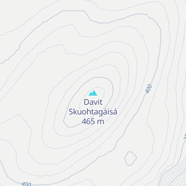 Map of Davit Skuohtagáisá