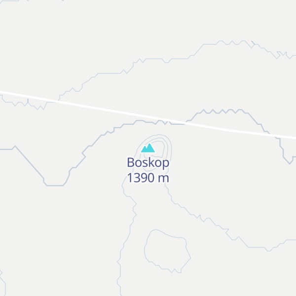 Map of Boskop