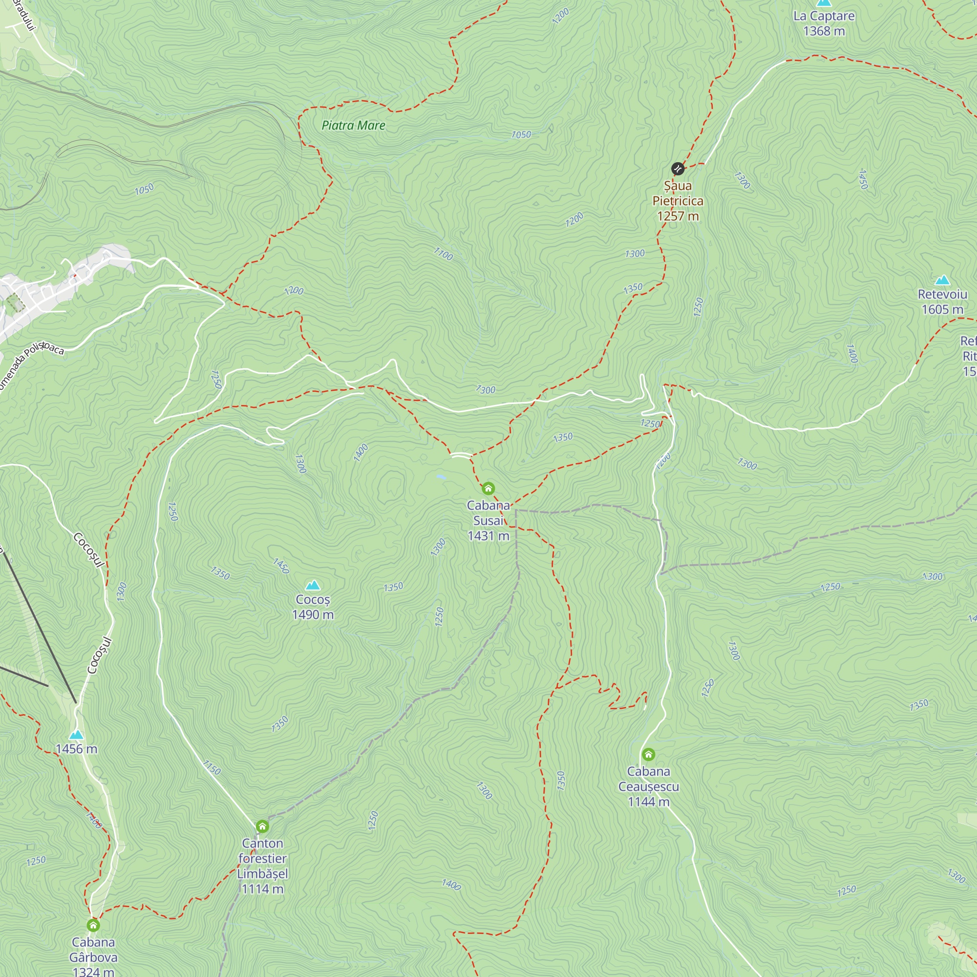 Cabana Susai map