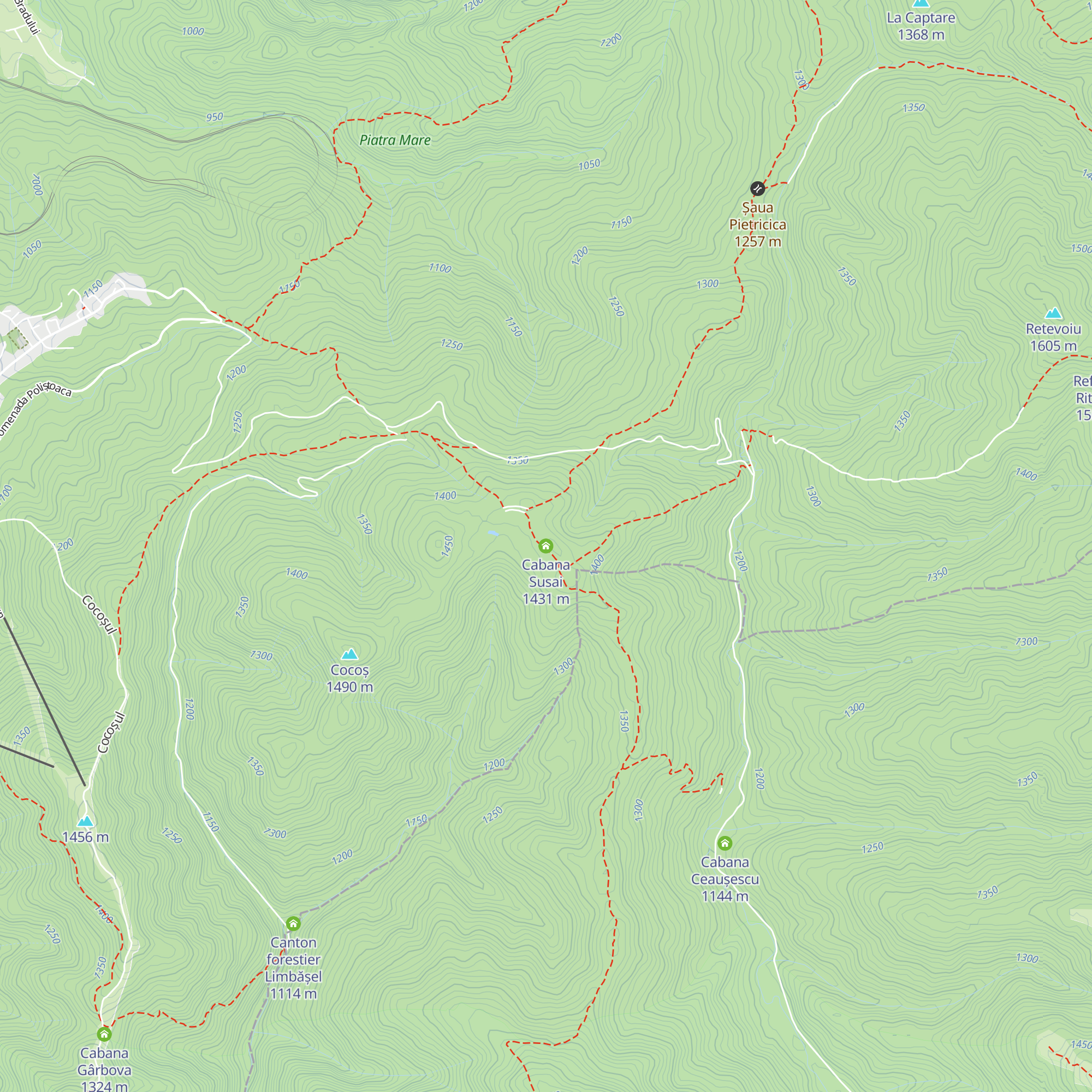 Cabana Susai map
