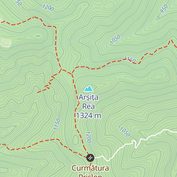 Map of Arșița Rea