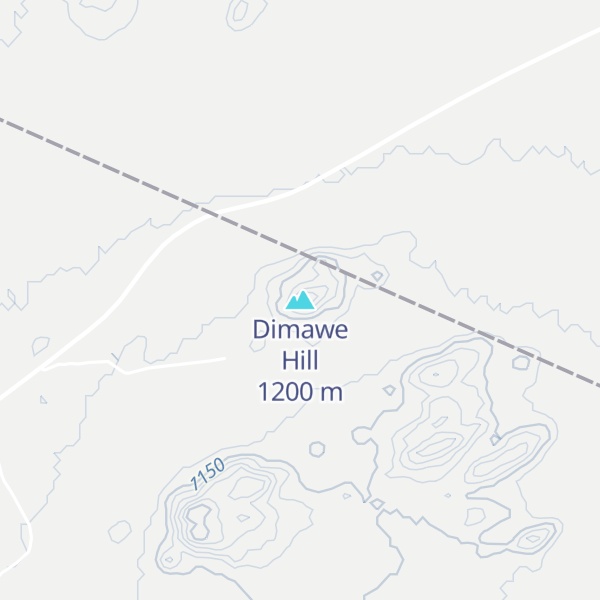 Map of Dimawe Hill