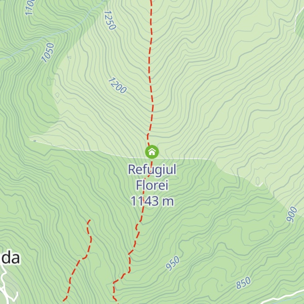 Map of Refugiul Florei