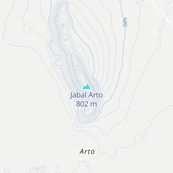 Map of Jabal Arto