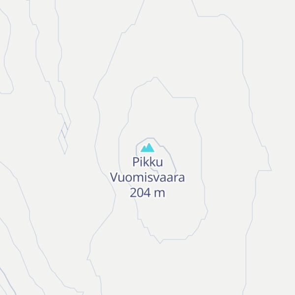 Map of Pikku Vuomisvaara
