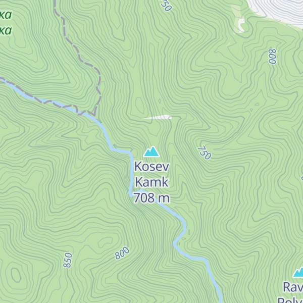 Map of Kosev Kamk
