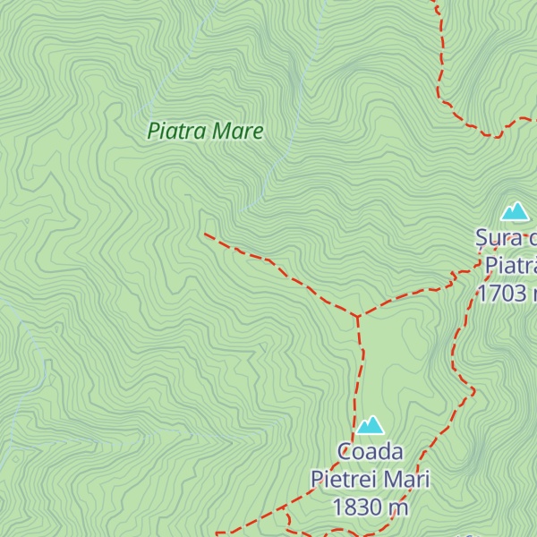 Map of Piatra Mare