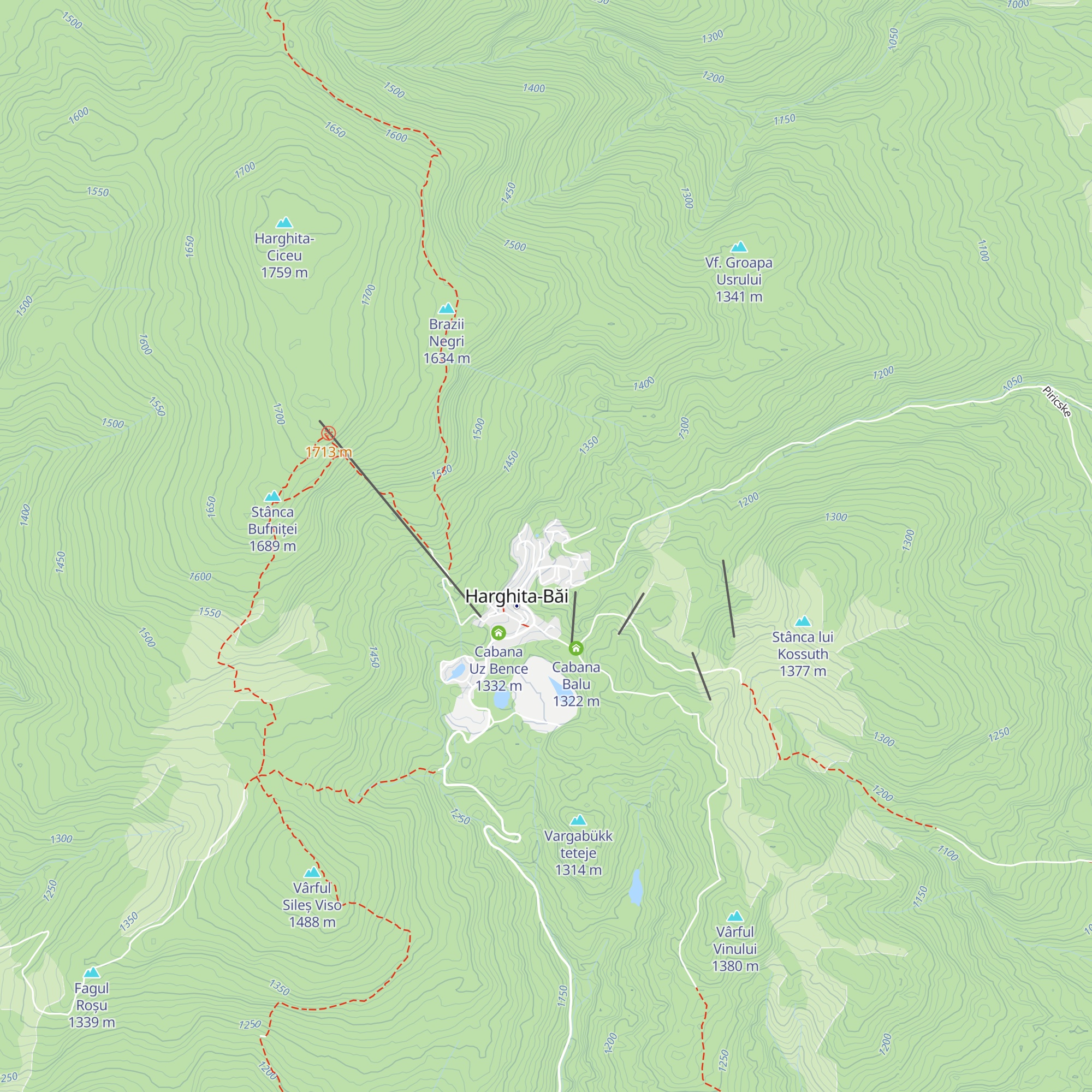 Cabana Mandel vendégház map
