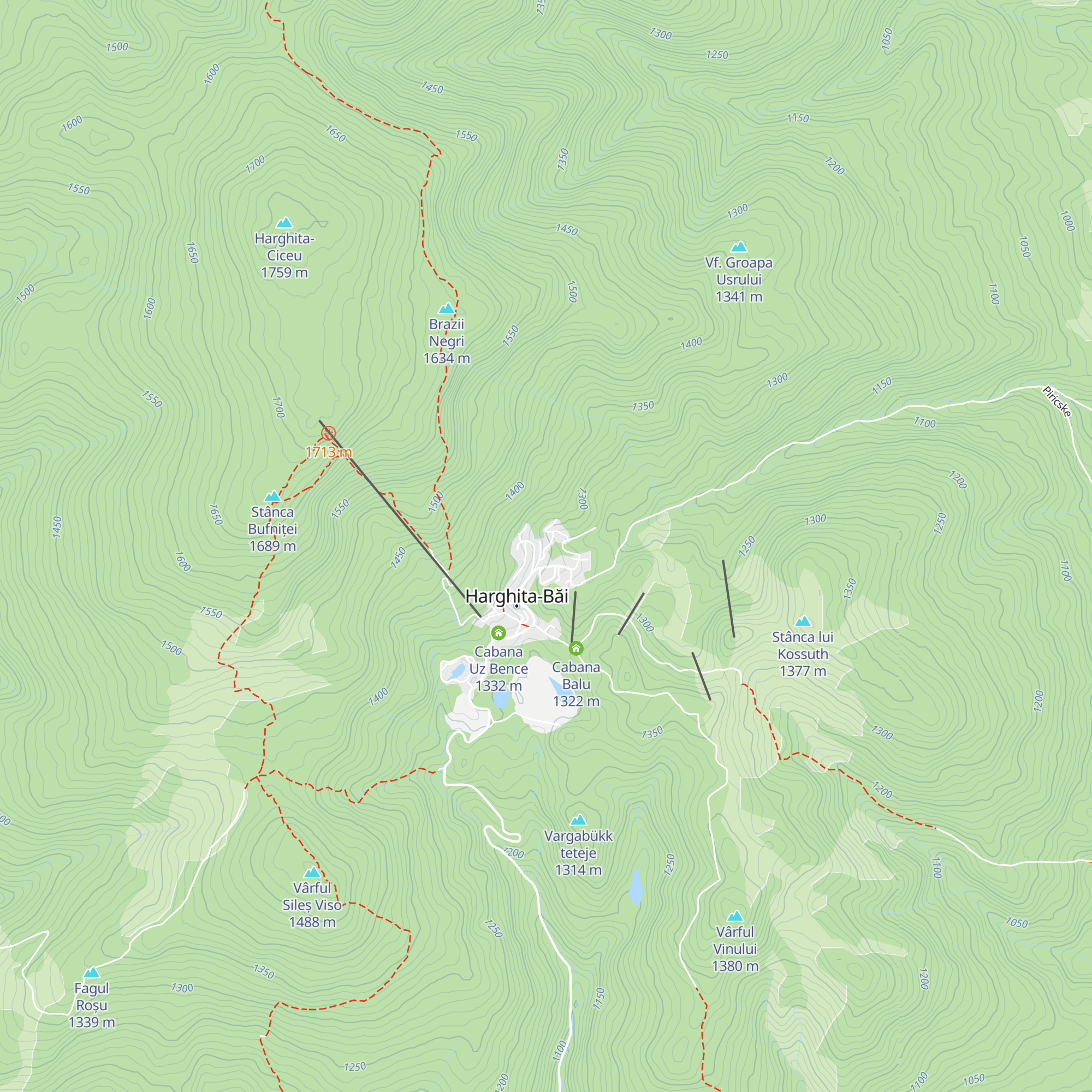 Cabana Mandel vendégház map