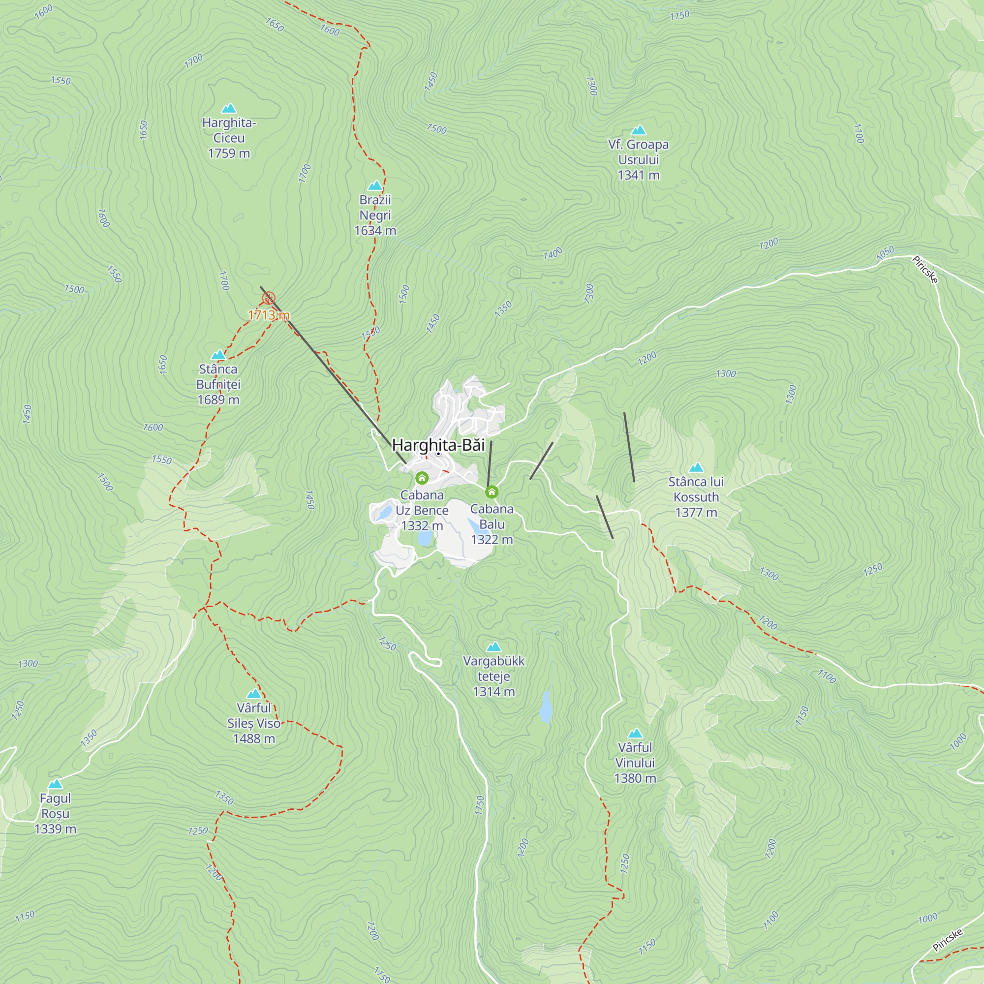 Cabana Balu map