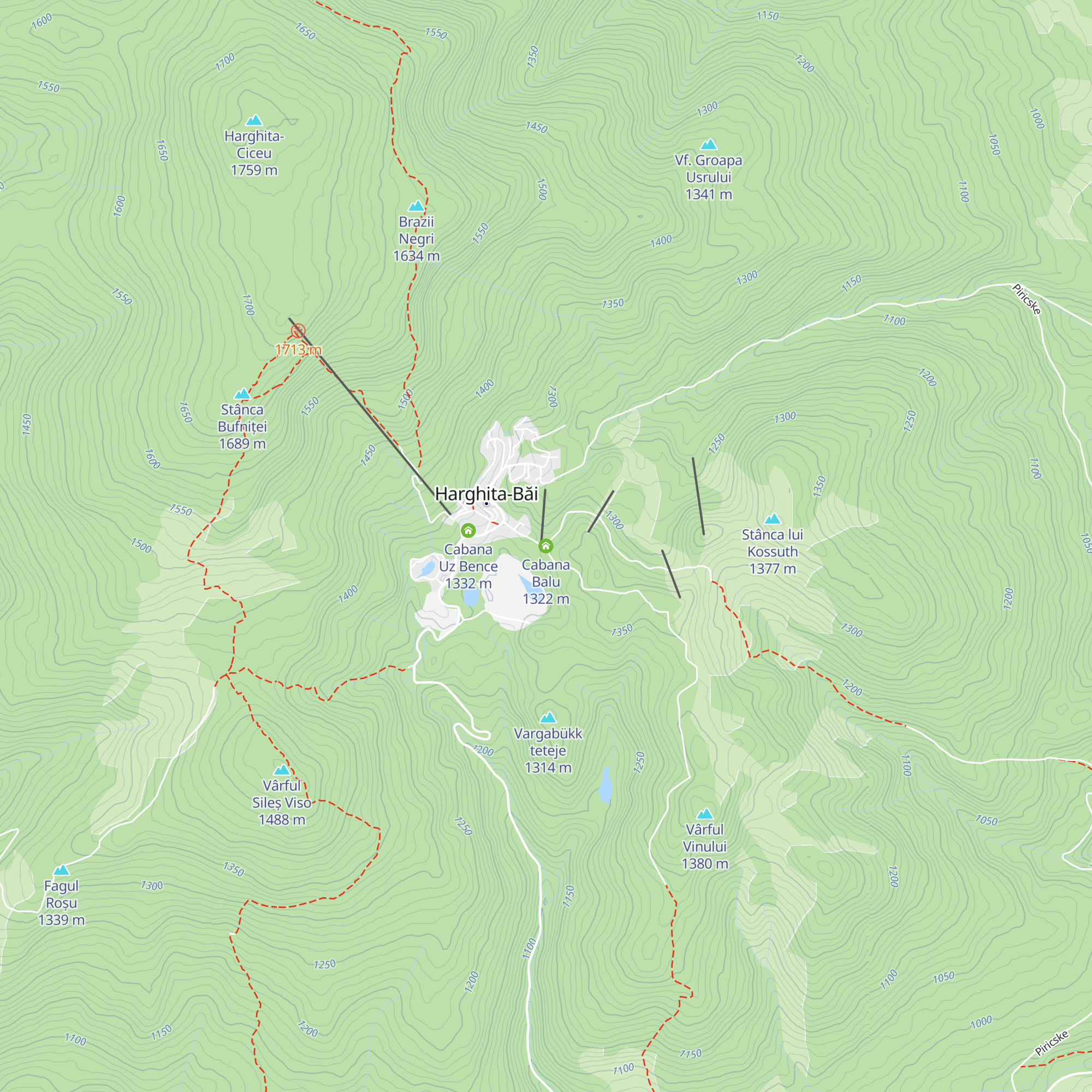 Cabana Balu map