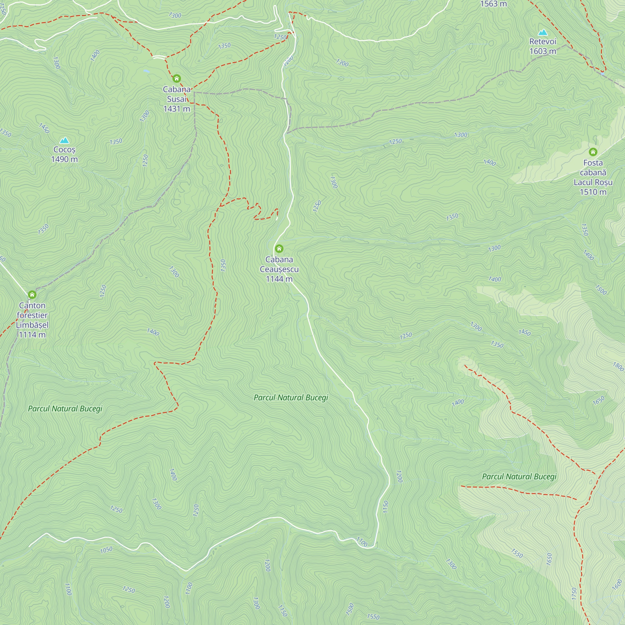 Cabana Ștevia map