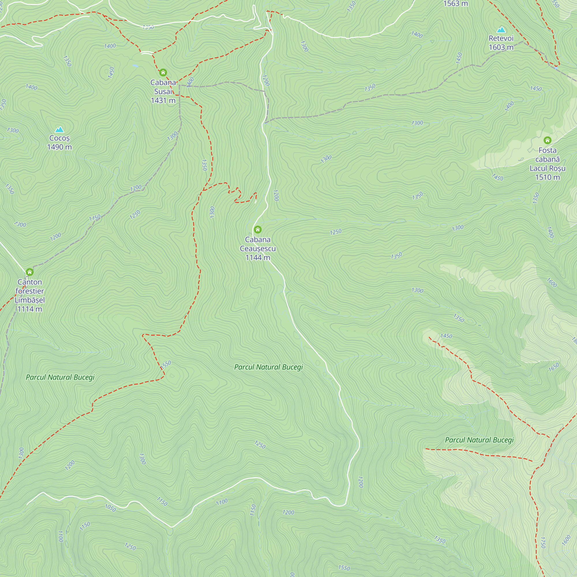 Cabana Ștevia map