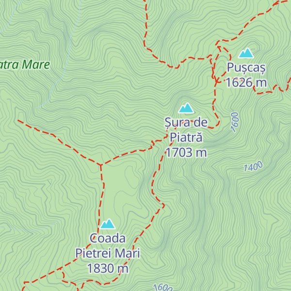 Map of Piatra pisicii
