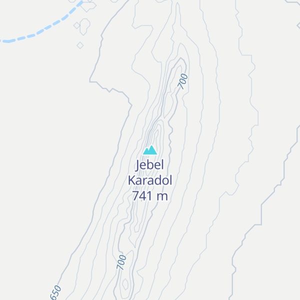 Map of Jebel Karadol