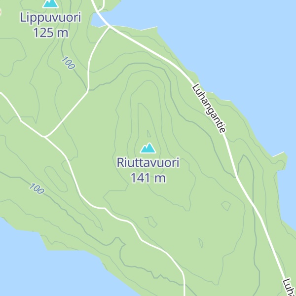 Map of Riuttavuori