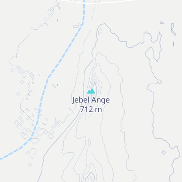 Map of Jebel Ange